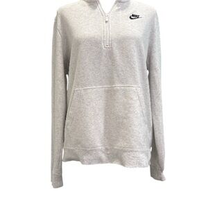 Nike Women's Light Gray Pullover Sweater
